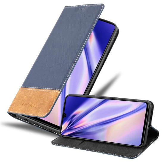 Pokrowiec Do Samsung Galaxy A41 w Etui CIEMNY NIEBIESKO BRĄZOWY Obudowa Portfel Case Cover Cadorabo Cadorabo