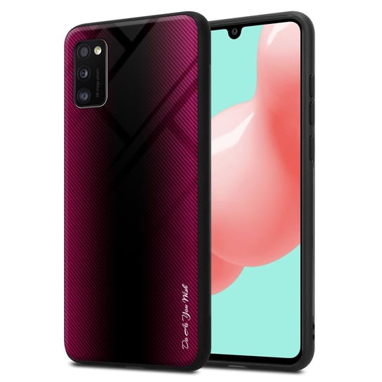 Pokrowiec Do Samsung Galaxy A41 w FIOLETOWO RÓŻOWY TPU Etui Ochronny Case Cover Obduowa Silikon Cadorabo Cadorabo