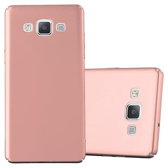 Pokrowiec Do Samsung Galaxy A5 2015 Etui w METAL RÓŻOWE ZŁOTO Hard Case Cover Obudowa Ochronny Cadorabo Cadorabo