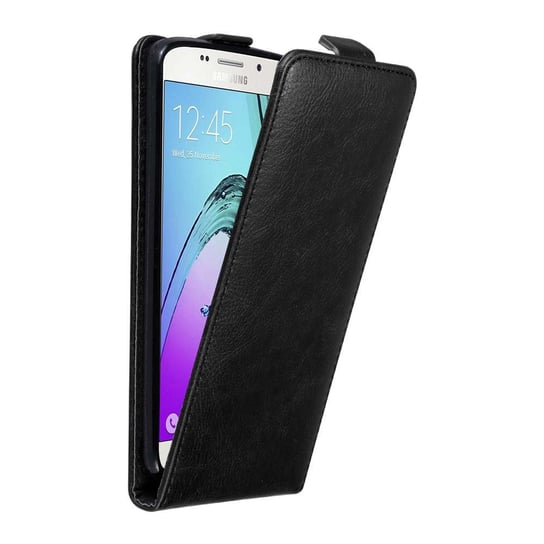 Pokrowiec Do Samsung Galaxy A5 2016 w Etui CZARNA NOC Flip Case Cover Obudowa Ochronny Cadorabo Cadorabo