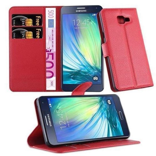 Pokrowiec Do Samsung Galaxy A5 2016 w KARMINOWY CZERWONY Etui Portfel Obudowa Ochronny Case Cover Cadorabo Cadorabo