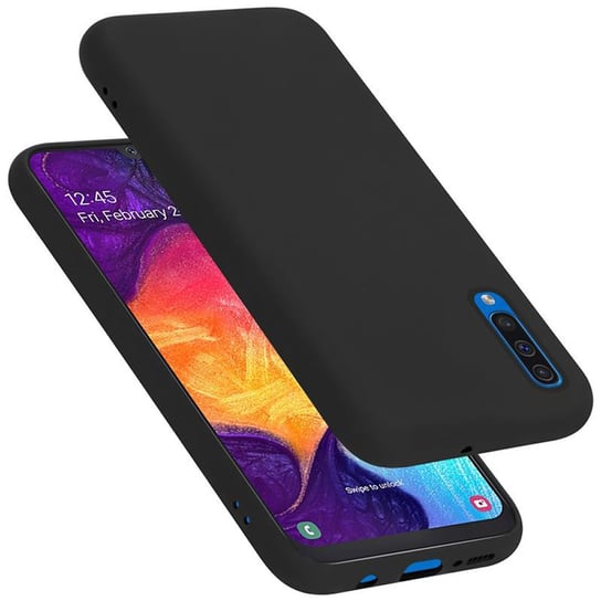 Pokrowiec Do Samsung Galaxy A50 4G / A50s / A30s Etui w LIQUID CZARNY TPU Silikon Case Cover Obudowa Ochronny Cadorabo Cadorabo