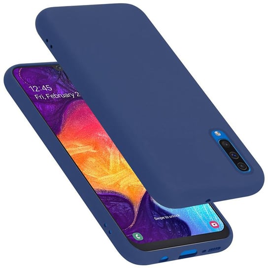 Pokrowiec Do Samsung Galaxy A50 4G / A50s / A30s Etui w LIQUID NIEBIESKI TPU Silikon Case Cover Obudowa Ochronny Cadorabo Cadorabo