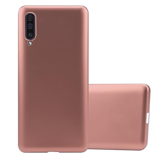 Pokrowiec Do Samsung Galaxy A50 4G / A50s / A30s w METALLIC RÓŻOWE ZŁOTO Etui TPU Silikon Obudowa Ochronny Case Cover Cadorabo Cadorabo