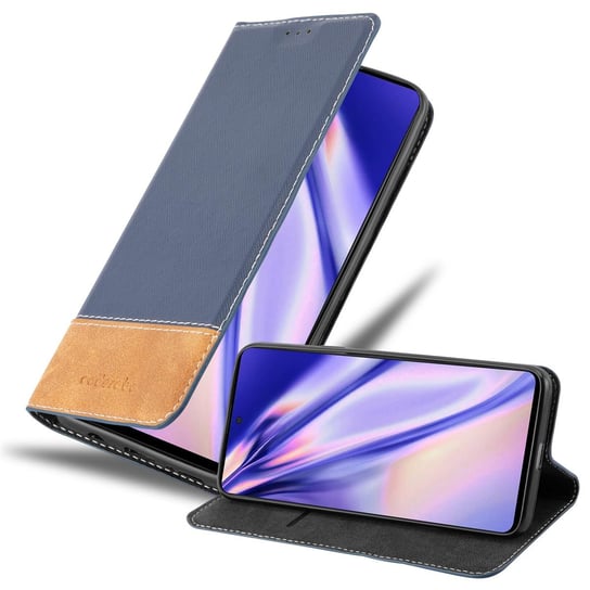 Pokrowiec Do Samsung Galaxy A51 4G / M40s w Etui CIEMNY NIEBIESKO BRĄZOWY Obudowa Portfel Case Cover Cadorabo Cadorabo
