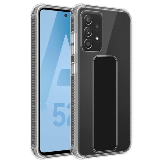 Pokrowiec Do Samsung Galaxy A52 (4G / 5G) / A52s w CZARNY Etui z uchwytem Obudowa Case Cover Cadorabo Cadorabo