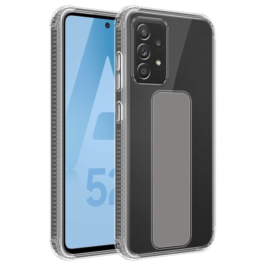 Pokrowiec Do Samsung Galaxy A52 (4G / 5G) / A52s w SZARY Etui z uchwytem Obudowa Case Cover Cadorabo Cadorabo