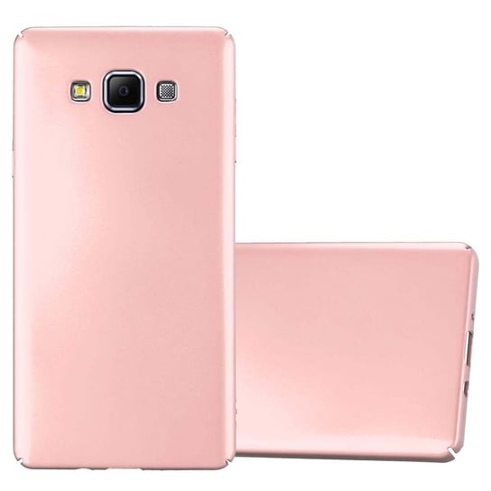 Pokrowiec Do Samsung Galaxy A7 2015 Etui w METAL RÓŻOWE ZŁOTO Hard Case Cover Obudowa Ochronny Cadorabo Cadorabo