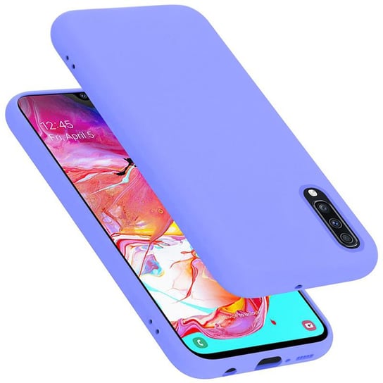 Pokrowiec Do Samsung Galaxy A70 / A70s Etui w LIQUID JASNY FIOLET TPU Silikon Case Cover Obudowa Ochronny Cadorabo Cadorabo