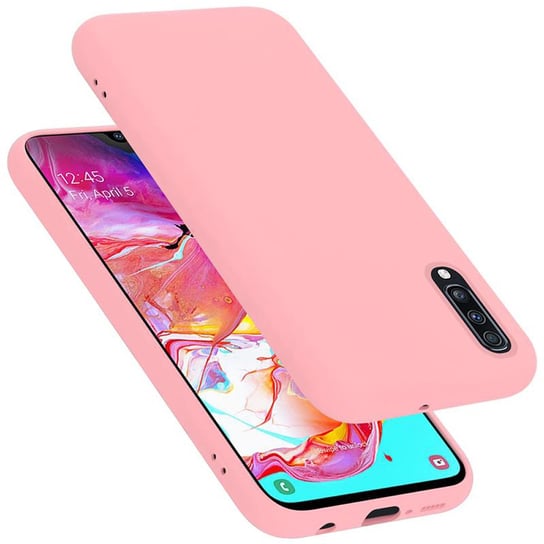 Pokrowiec Do Samsung Galaxy A70 / A70s Etui w LIQUID RÓŻOWY TPU Silikon Case Cover Obudowa Ochronny Cadorabo Cadorabo