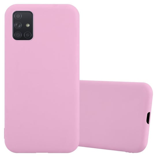 Pokrowiec Do Samsung Galaxy A71 4G Etui w CANDY RÓŻOWY TPU Silikon Obudowa Case Cover Ochronny Plecki Cadorabo Cadorabo