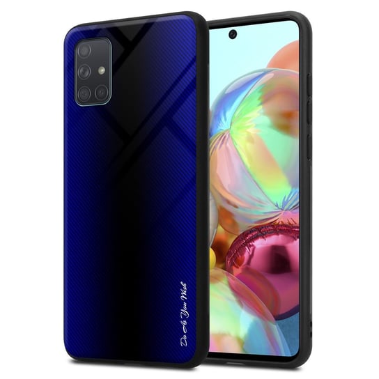 Pokrowiec Do Samsung Galaxy A71 4G w KOBALTOWY FIOLET TPU Etui Ochronny Case Cover Obduowa Silikon Cadorabo Cadorabo