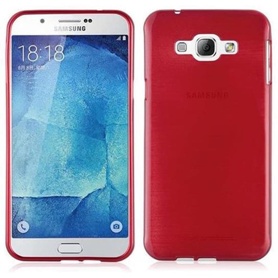Pokrowiec Do Samsung Galaxy A8 2015 Etui w CZERWONY Silikon Case Cover Obudowa Ochronny TPU Cadorabo Cadorabo