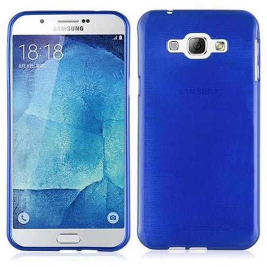 Pokrowiec Do Samsung Galaxy A8 2015 Etui w NIEBIESKI Silikon Case Cover Obudowa Ochronny TPU Cadorabo Cadorabo