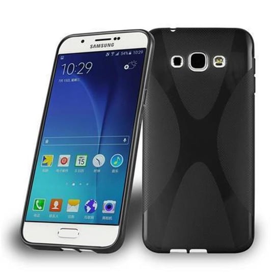 Pokrowiec Do Samsung Galaxy A8 2015 Pokrowiec Ochronny w CZARNY OXID Etui Obudowa Case Cover Plecki TPU Cadorabo Cadorabo