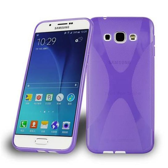 Pokrowiec Do Samsung Galaxy A8 2015 Pokrowiec Ochronny w LILIOWY FIOLET Etui Obudowa Case Cover Plecki TPU Cadorabo Cadorabo