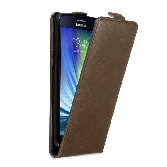 Pokrowiec Do Samsung Galaxy A8 2015 w Etui BRĄZOWA KAWA  Flip Case Cover Obudowa Ochronny Cadorabo Cadorabo