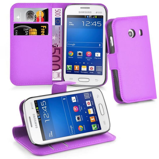 Pokrowiec Do Samsung Galaxy ACE STYLE w FIOLETOWY MANGAN Etui Portfel Obudowa Ochronny Case Cover Cadorabo Cadorabo