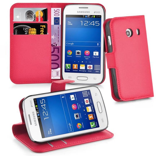 Pokrowiec Do Samsung Galaxy ACE STYLE w KARMINOWY CZERWONY Etui Portfel Obudowa Ochronny Case Cover Cadorabo Cadorabo