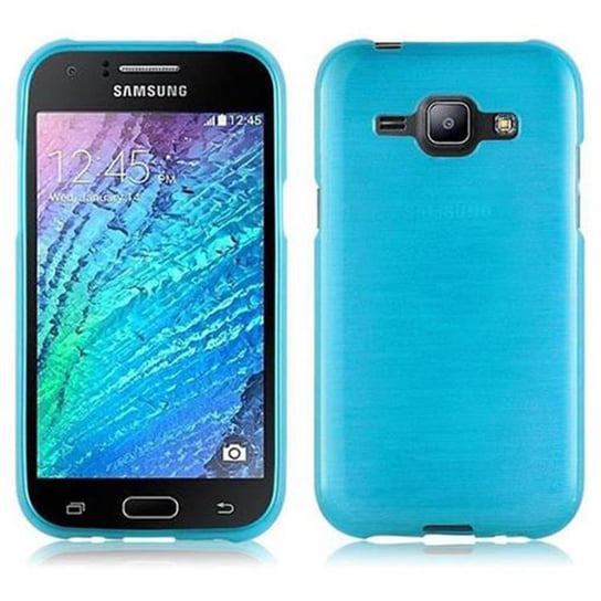 Pokrowiec Do Samsung Galaxy J1 2015 Etui w TURKUS Silikon Case Cover Obudowa Ochronny TPU Cadorabo Cadorabo