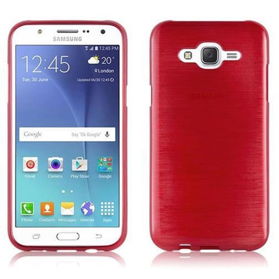 Pokrowiec Do Samsung Galaxy J5 2015 Etui w CZERWONY Silikon Case Cover Obudowa Ochronny TPU Cadorabo Cadorabo