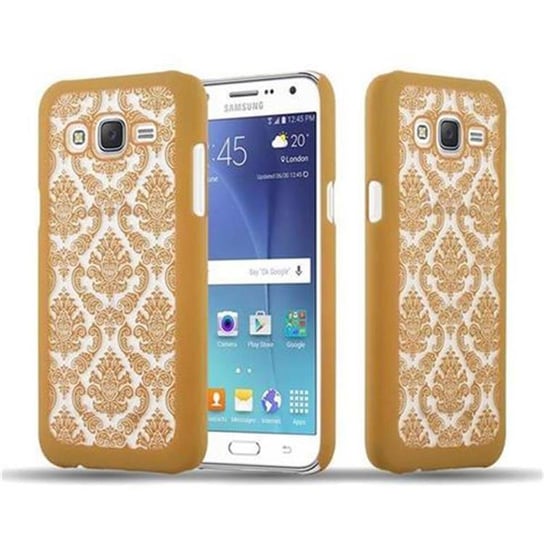 Pokrowiec Do Samsung Galaxy J5 2015 Etui w ZŁOTY Pokrowiec Ochronny Obudowa Case Cover Cadorabo Cadorabo