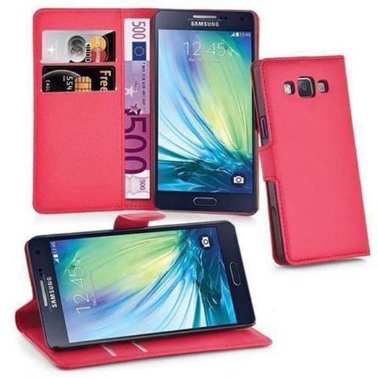 Pokrowiec Do Samsung Galaxy J5 2015 w KARMINOWY CZERWONY Etui Portfel Obudowa Ochronny Case Cover Cadorabo Cadorabo