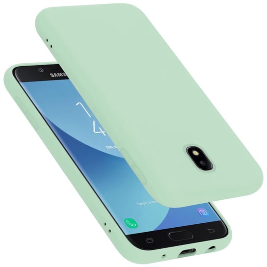 Pokrowiec Do Samsung Galaxy J5 2017 Etui w LIQUID JASNO ZIELONY TPU Silikon Case Cover Obudowa Ochronny Cadorabo Cadorabo