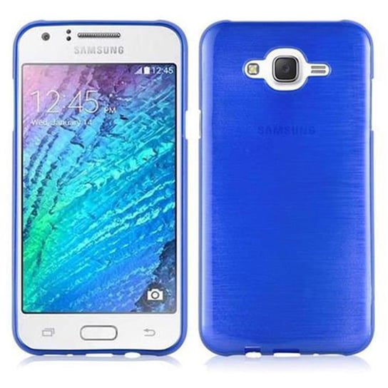 Pokrowiec Do Samsung Galaxy J7 2015 Etui w NIEBIESKI Silikon Case Cover Obudowa Ochronny TPU Cadorabo Cadorabo