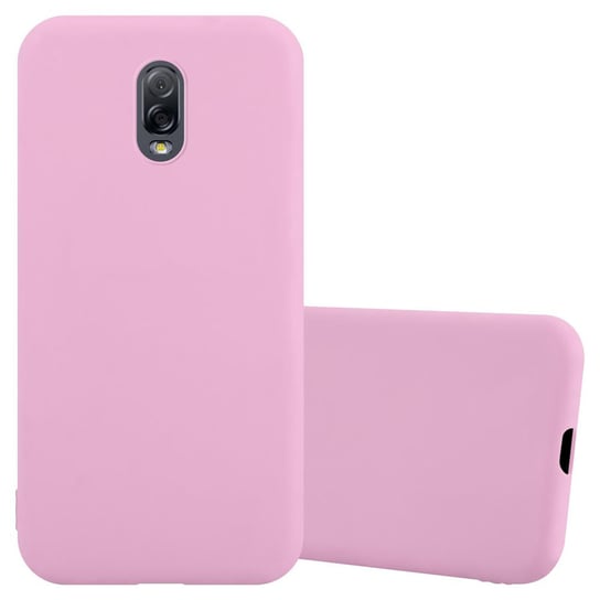 Pokrowiec Do Samsung Galaxy J7 PLUS / C8 Etui w CANDY RÓŻOWY TPU Silikon Obudowa Case Cover Ochronny Plecki Cadorabo Cadorabo