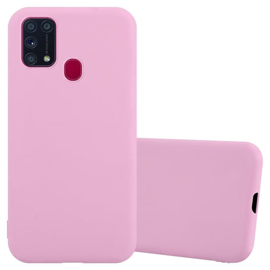 Pokrowiec Do Samsung Galaxy M31 Etui w CANDY RÓŻOWY TPU Silikon Obudowa Case Cover Ochronny Plecki Cadorabo Cadorabo