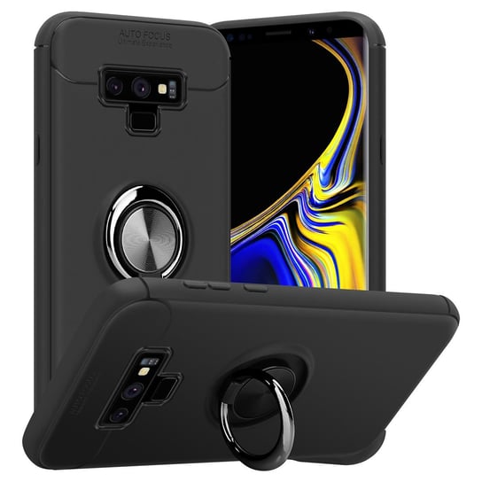 Pokrowiec Do Samsung Galaxy NOTE 9 Etui w CZARNO - SZARY TPU Silikon Obudowa Plecki Case Cover Ochronny Cadorabo Cadorabo