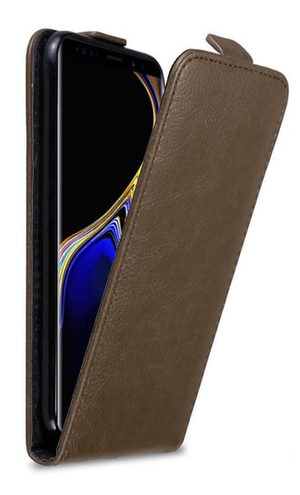 Pokrowiec Do Samsung Galaxy NOTE 9 w Etui BRĄZOWA KAWA  Flip Case Cover Obudowa Ochronny Cadorabo Cadorabo