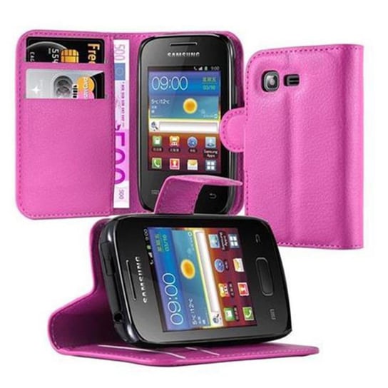 Pokrowiec Do Samsung Galaxy POCKET 2 w WIŚNIOWY RÓŻ Etui Portfel Obudowa Ochronny Case Cover Cadorabo Cadorabo