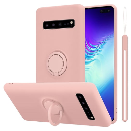 Pokrowiec Do Samsung Galaxy S10 5G w LIQUID RÓŻOWY Etui TPU Obudowa Ochronny Case Cover Plecki Cadorabo Cadorabo