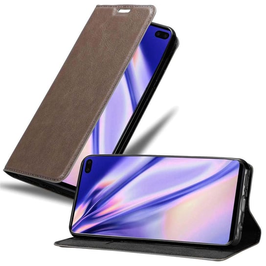 Pokrowiec Do Samsung Galaxy S10 PLUS w BRĄZOWA KAWA Etui Obudowa Ochronny Case Cover Portfel Cadorabo Cadorabo