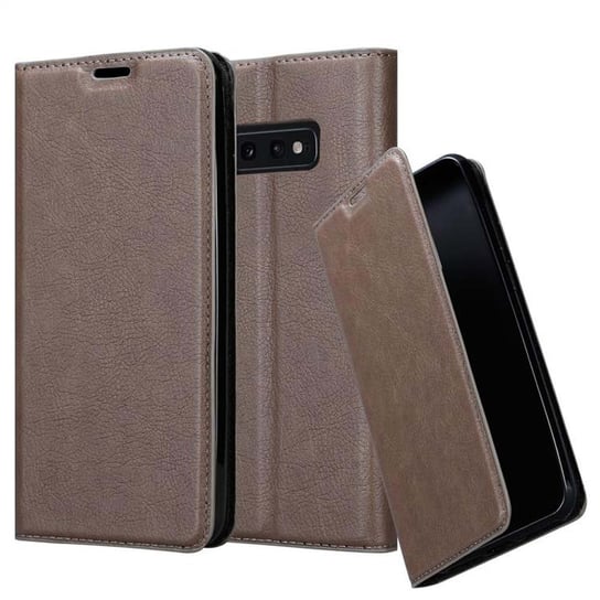 Pokrowiec Do Samsung Galaxy S10e w BRĄZOWA KAWA Etui Obudowa Ochronny Case Cover Portfel Cadorabo Cadorabo