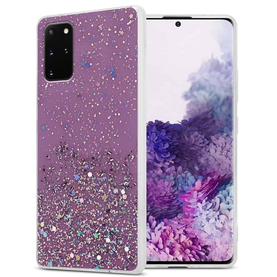 Pokrowiec Do Samsung Galaxy S20 PLUS Etui w Fiolet z Brokatem Glitter Obudowa Case Cover TPU Cadorabo Cadorabo