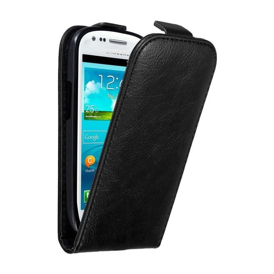 Pokrowiec Do Samsung Galaxy S3 MINI w Etui CZARNA NOC Flip Case Cover Obudowa Ochronny Cadorabo Cadorabo