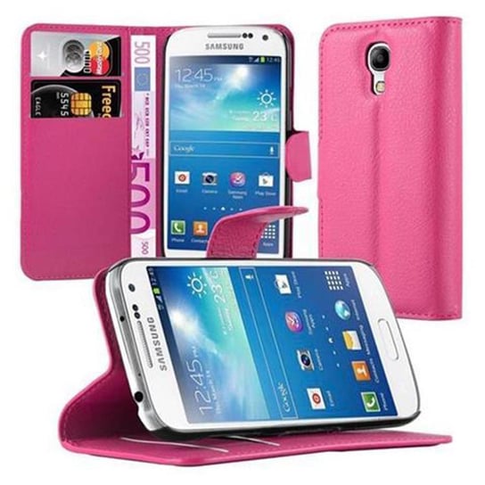 Pokrowiec Do Samsung Galaxy S4 MINI w WIŚNIOWY RÓŻ Etui Portfel Obudowa Ochronny Case Cover Cadorabo Cadorabo