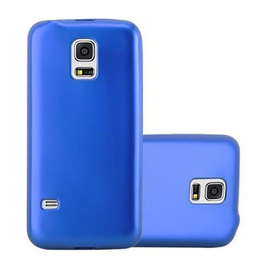 Pokrowiec Do Samsung Galaxy S5 / S5 NEO w METALLIC NIEBIESKI Etui TPU Silikon Obudowa Ochronny Case Cover Cadorabo Cadorabo