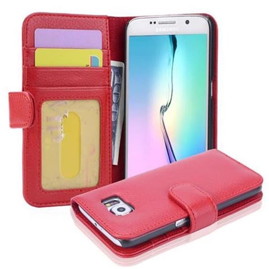 Pokrowiec Do Samsung Galaxy S6 W Piekła Czerwień Etui Ochronny Magnet Obudowa Case Cover Cadorabo Cadorabo