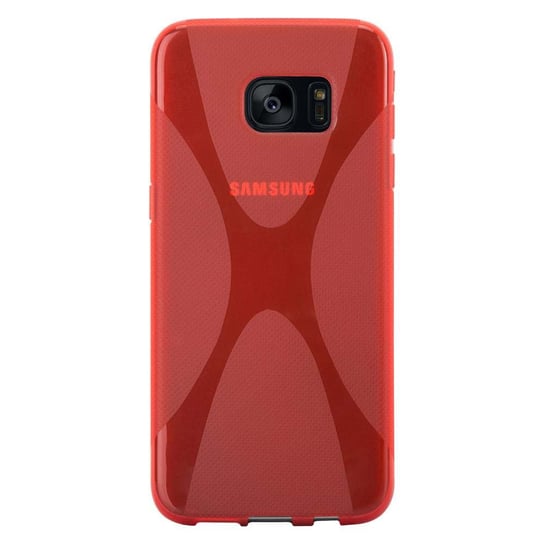 Pokrowiec Do Samsung Galaxy S7 EDGE Pokrowiec Ochronny w PIEKŁA CZERWIEŃ Etui Obudowa Case Cover Plecki TPU Cadorabo Cadorabo
