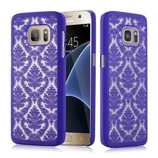 Pokrowiec Do Samsung Galaxy S7 Etui w FIOLETOWY Pokrowiec Ochronny Obudowa Case Cover Cadorabo Cadorabo