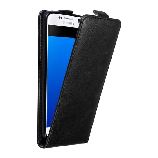Pokrowiec Do Samsung Galaxy S7 w Etui CZARNA NOC Flip Case Cover Obudowa Ochronny Cadorabo Cadorabo