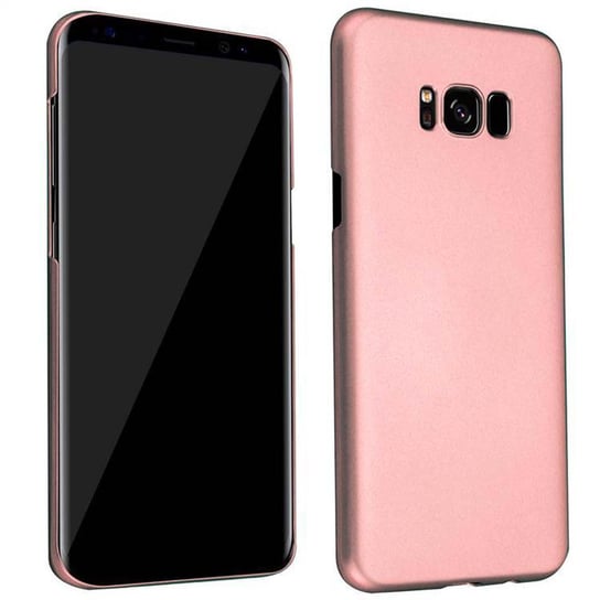 Pokrowiec Do Samsung Galaxy S8 PLUS Etui w METAL RÓŻOWE ZŁOTO Hard Case Cover Obudowa Ochronny Cadorabo Cadorabo