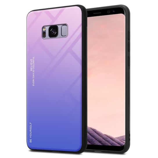 Pokrowiec Do Samsung Galaxy S8 PLUS Etui w RÓŻOWO - NIEBIESKI TPU Obudowa Case Cover Plecki Ochronny Cadorabo Cadorabo