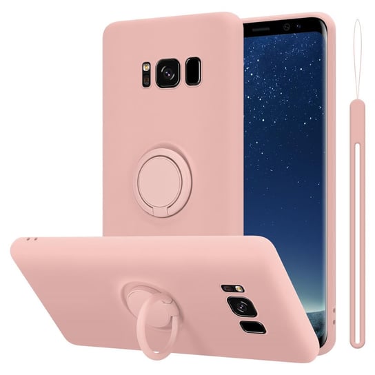 Pokrowiec Do Samsung Galaxy S8 PLUS w LIQUID RÓŻOWY Etui TPU Obudowa Ochronny Case Cover Plecki Cadorabo Cadorabo