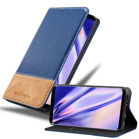 Pokrowiec Do Samsung Galaxy S8 w Etui CIEMNY NIEBIESKO BRĄZOWY Obudowa Portfel Case Cover Cadorabo Cadorabo