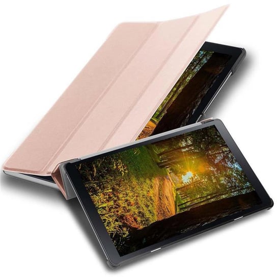 Pokrowiec Do Samsung Galaxy Tab A (10.5 cala) Etui w RÓŻOWE ZŁOTO PASTELOWE Obudowa Case Cover Portfel Ochronny Cadorabo Cadorabo